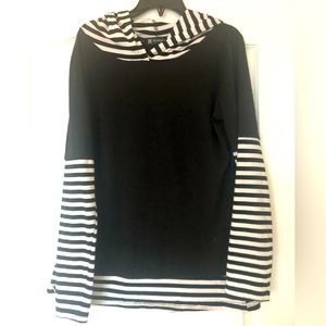 5 for $50 Black & White Hoodie